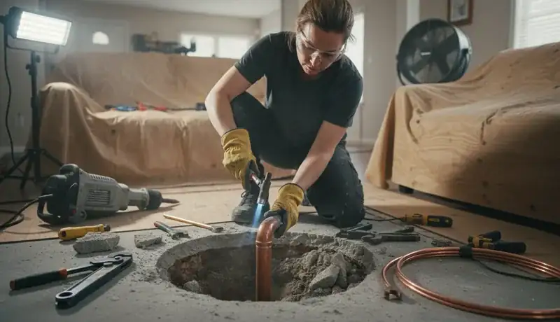 Expert Plumbing Pro - slab-leak-repair